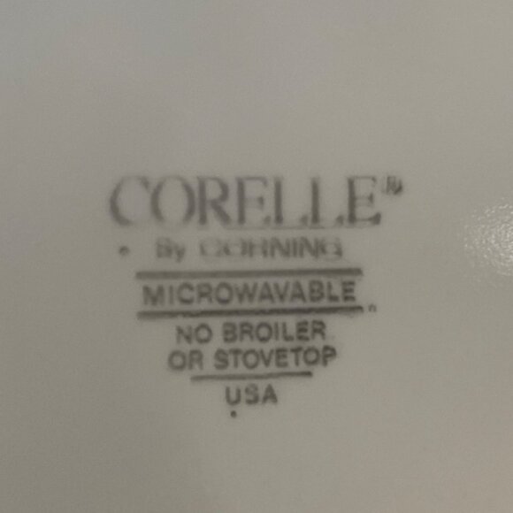 Corelle Corning Christmas Joy Salad Dessert Appetizer Plate 7.5 in 1990s Set 4 - Picture 7 of 8